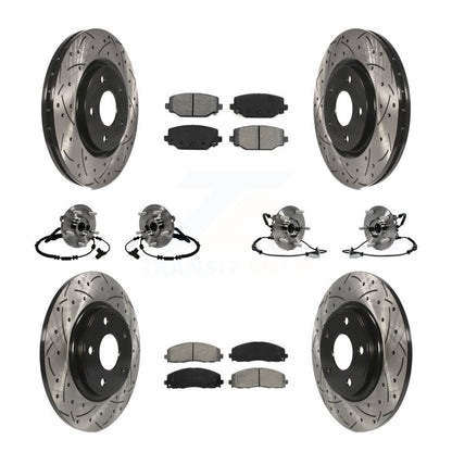 Kit de plaquettes de Rotor de frein, manteau de roulement avant et arrière (10 pièces) pour remorquage Dodge Grand Caravan
