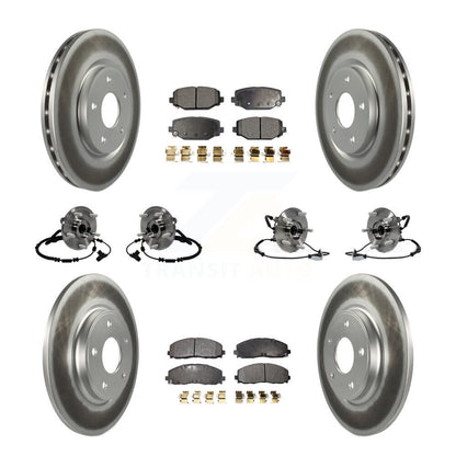 Kit de plaquettes de Rotor de frein, manteau de roulement avant et arrière (10 pièces) pour remorquage Dodge Grand Caravan