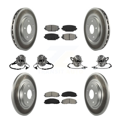 Kit de plaquettes de Rotor de frein, manteau de roulement avant et arrière (10 pièces) pour remorquage Dodge Grand Caravan