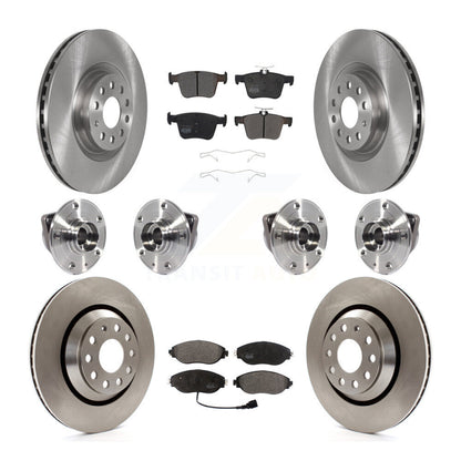 Kit de plaquettes de Rotor de frein, roulement de moyeu avant et arrière (10 pièces) pour Audi Q3 Volkswagen Arteo