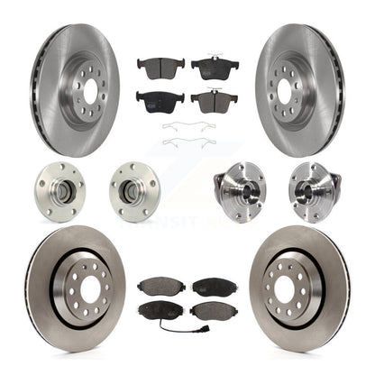 Kit de plaquettes de Rotor de frein à disque, roulement de moyeu avant et arrière (10 pièces) pour Volkswagen Arteon FW