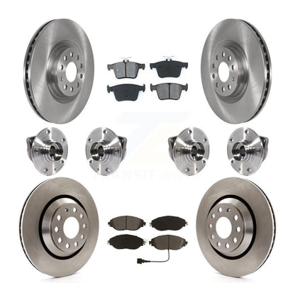 Kit de plaquettes de Rotor de frein, roulement de moyeu avant et arrière (10 pièces) pour Audi Q3 Volkswagen Arteo