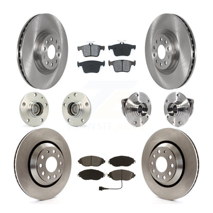 Kit de plaquettes de Rotor de frein à disque, roulement de moyeu avant et arrière (10 pièces) pour Volkswagen Arteon FW