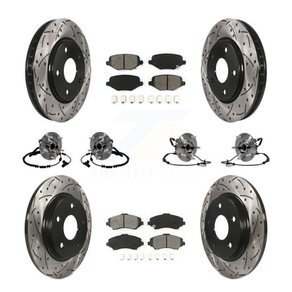 Kit de plaquettes de Rotor de frein, manteau de roulement avant et arrière (10 pièces) pour remorquage Dodge Grand Caravan