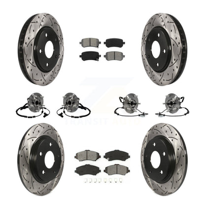 Kit de plaquettes de Rotor de frein, manteau de roulement avant et arrière (10 pièces) pour remorquage Dodge Grand Caravan