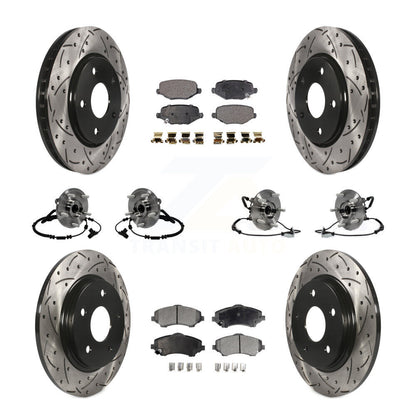 Kit de plaquettes de Rotor de frein, manteau de roulement avant et arrière (10 pièces) pour remorquage Dodge Grand Caravan