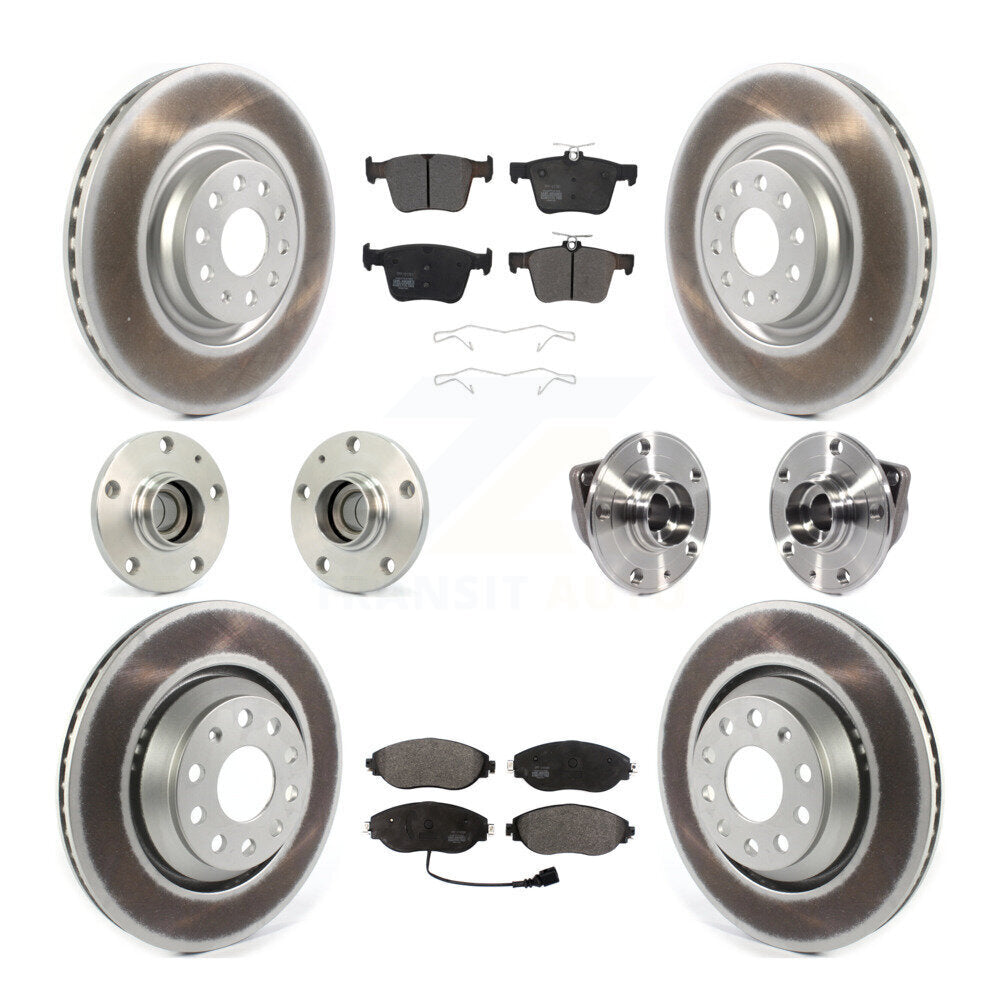 Kit de plaquettes de Rotor de frein, roulement de moyeu avant et arrière (10 pièces) pour Volkswagen Arteon FW