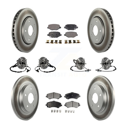 Kit de plaquettes de Rotor de frein, manteau de roulement avant et arrière (10 pièces) pour remorquage Dodge Grand Caravan