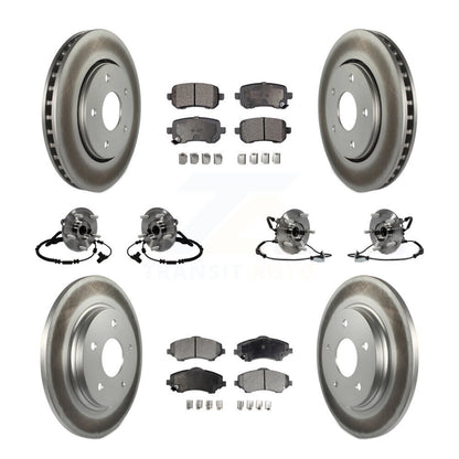 Kit de plaquettes de Rotor de frein, manteau de roulement avant et arrière (10 pièces) pour remorquage Dodge Grand Caravan