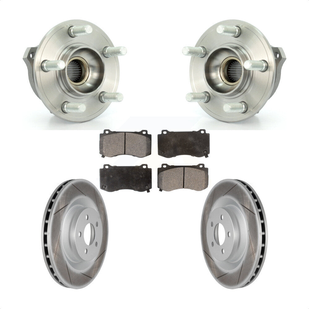 Kit de plaquettes de Rotor de frein, ensemble de roulements de moyeu avant, pour Dodge Charger Challenge