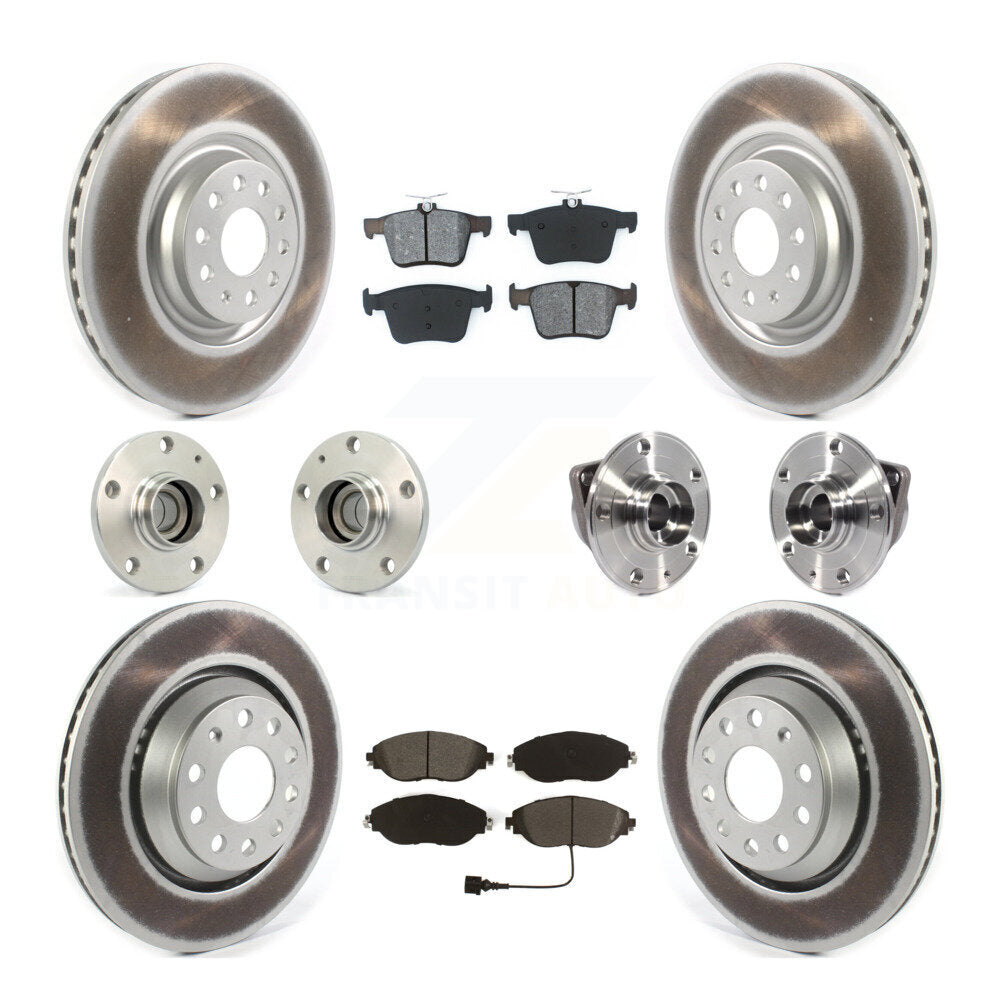 Kit de plaquettes de Rotor de frein, roulement de moyeu avant et arrière (10 pièces) pour Volkswagen Arteon FW
