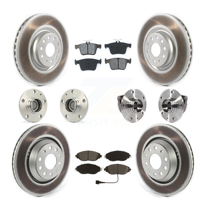 Kit de plaquettes de Rotor de frein, roulement de moyeu avant et arrière (10 pièces) pour Volkswagen Arteon FW