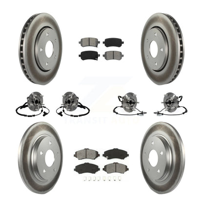 Kit de plaquettes de Rotor de frein, manteau de roulement avant et arrière (10 pièces) pour remorquage Dodge Grand Caravan