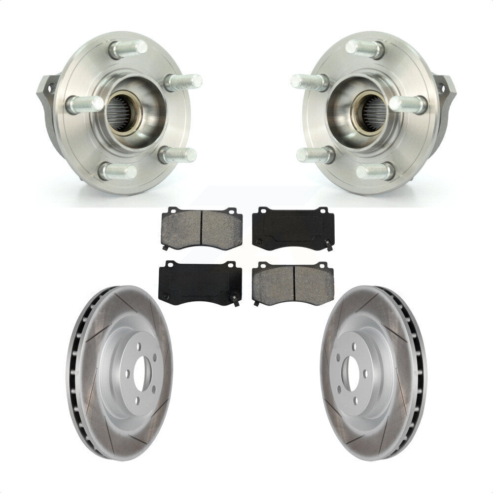 Kit de plaquettes de Rotor de frein, ensemble de roulements de moyeu avant, pour Dodge Charger Challenge