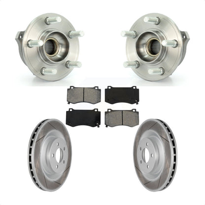 Kit de plaquettes de Rotor de frein, ensemble de roulements de moyeu avant, pour Dodge Charger Challenge