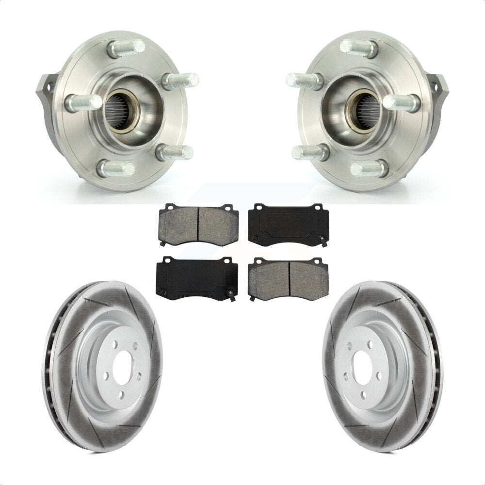 Kit de plaquettes de Rotor de frein, ensemble de roulements de moyeu avant, pour Dodge Charger Challenge