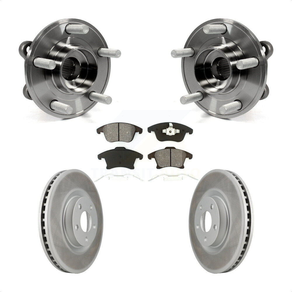 Kit de plaquettes de Rotor de frein, roulement de moyeu avant, pour Ford Police Responder hybride SS