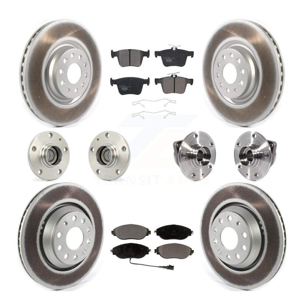 Kit de plaquettes de Rotor de frein, roulement de moyeu avant et arrière (10 pièces) pour Volkswagen Arteon FW
