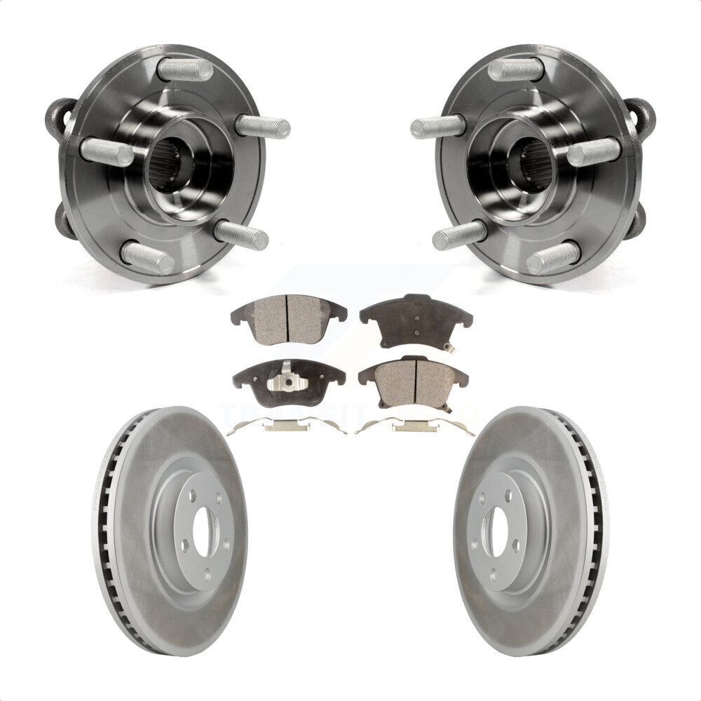 Kit de plaquettes de Rotor de frein, roulement de moyeu avant, pour Ford Police Responder hybride SS
