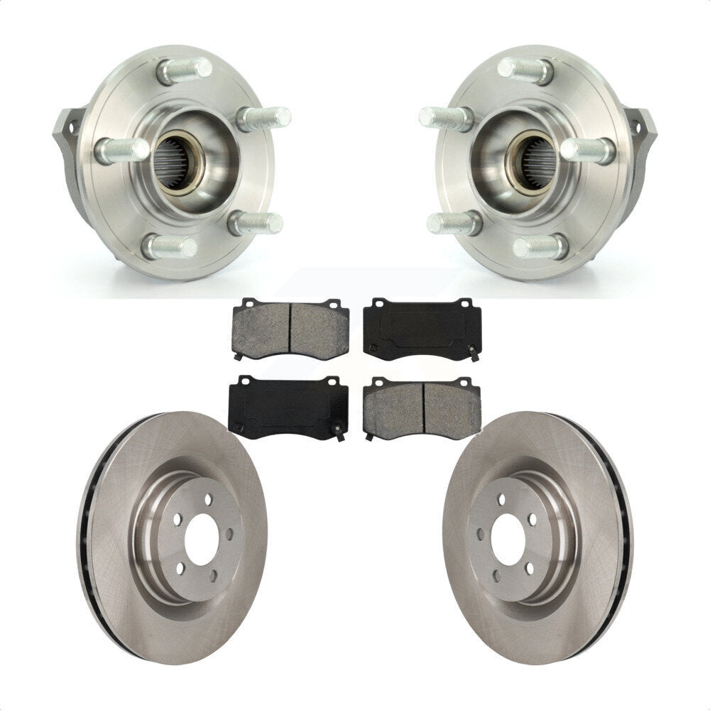 Kit de Rotor et de plaquettes de frein, roulement de moyeu avant, pour Dodge Charger Challenger GT avec AW