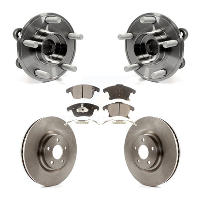Kit de plaquettes de Rotor de frein à disque, roulement de moyeu avant, pour Ford Police Responder hybride SS
