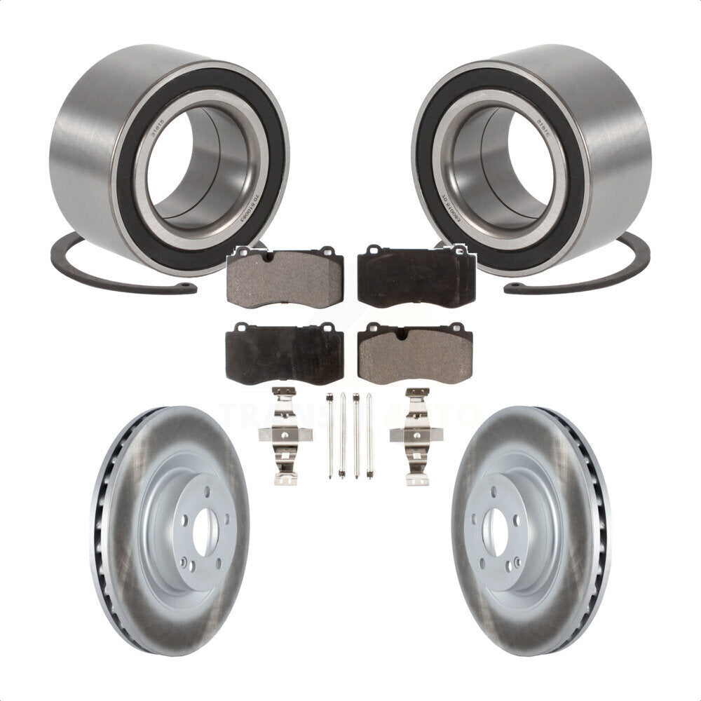 Kit de plaquettes de Rotor de frein à disque enduit de roulement de roue avant pour Mercedes-Benz S45 2009