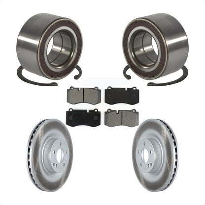 Kit de plaquettes de Rotor de frein enduit de roulement de roue avant, pour Mercedes-Benz S550 CL550 S35