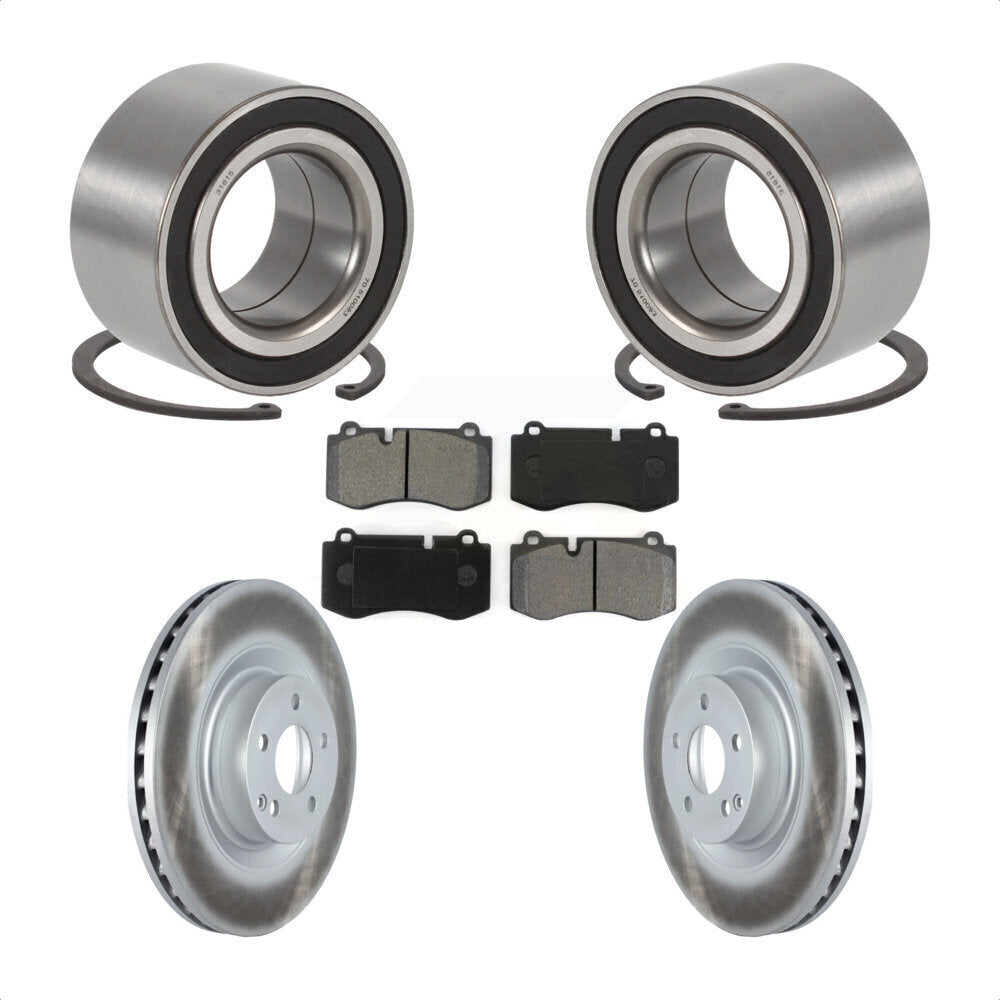 Kit de plaquettes de Rotor de frein à disque enduit de roulement de roue avant pour Mercedes-Benz S45 2009