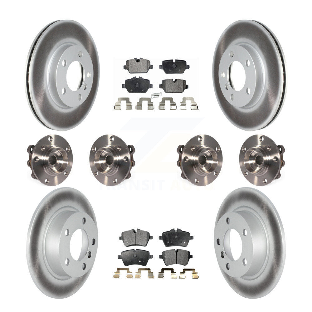 Kit de plaquettes de Rotor de frein enduit de roulement de moyeu avant et arrière, pour Mini Cooper Countryman AW