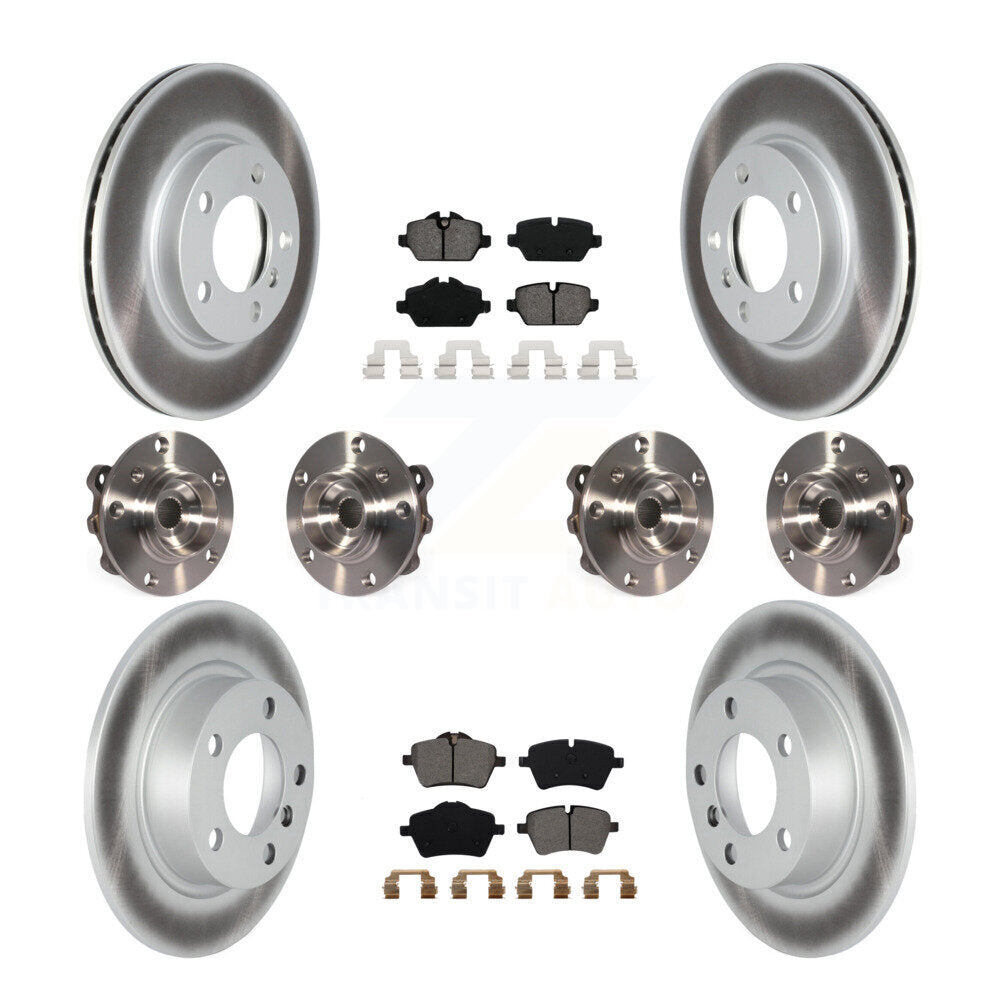 Kit de plaquettes de Rotor de frein enduit de roulement de moyeu avant et arrière, pour Mini Cooper Countryman AW