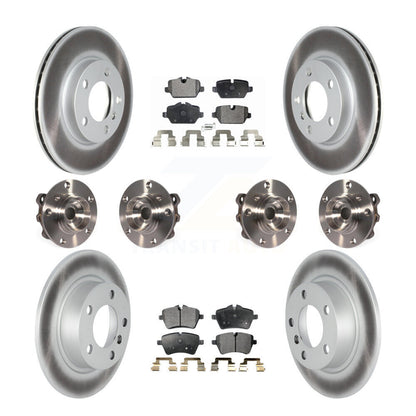 Kit de plaquettes de Rotor de frein enduit de roulement de moyeu avant et arrière, pour Mini Cooper Countryman AW