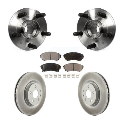 Kit de rotor et de plaquettes de frein revêtus de roulement de moyeu avant, pour Cadillac CTS 6.2 2012 – 2013