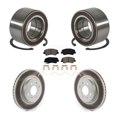 Kit de Rotor et de plaquettes de frein à disque revêtu de roulement de roue avant, pour Kia Rio Hyundai Accen