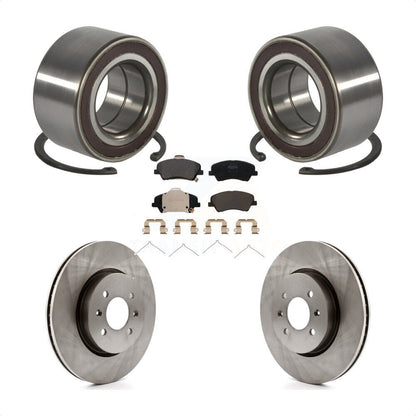 Kit de rotors et plaquettes de frein à disque, roulement de roue avant, pour Kia Rio Hyundai Accent