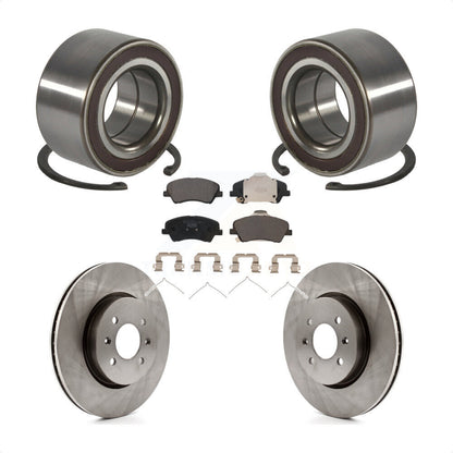 Kit de rotors et plaquettes de frein à disque, roulement de roue avant, pour Kia Rio Hyundai Accent