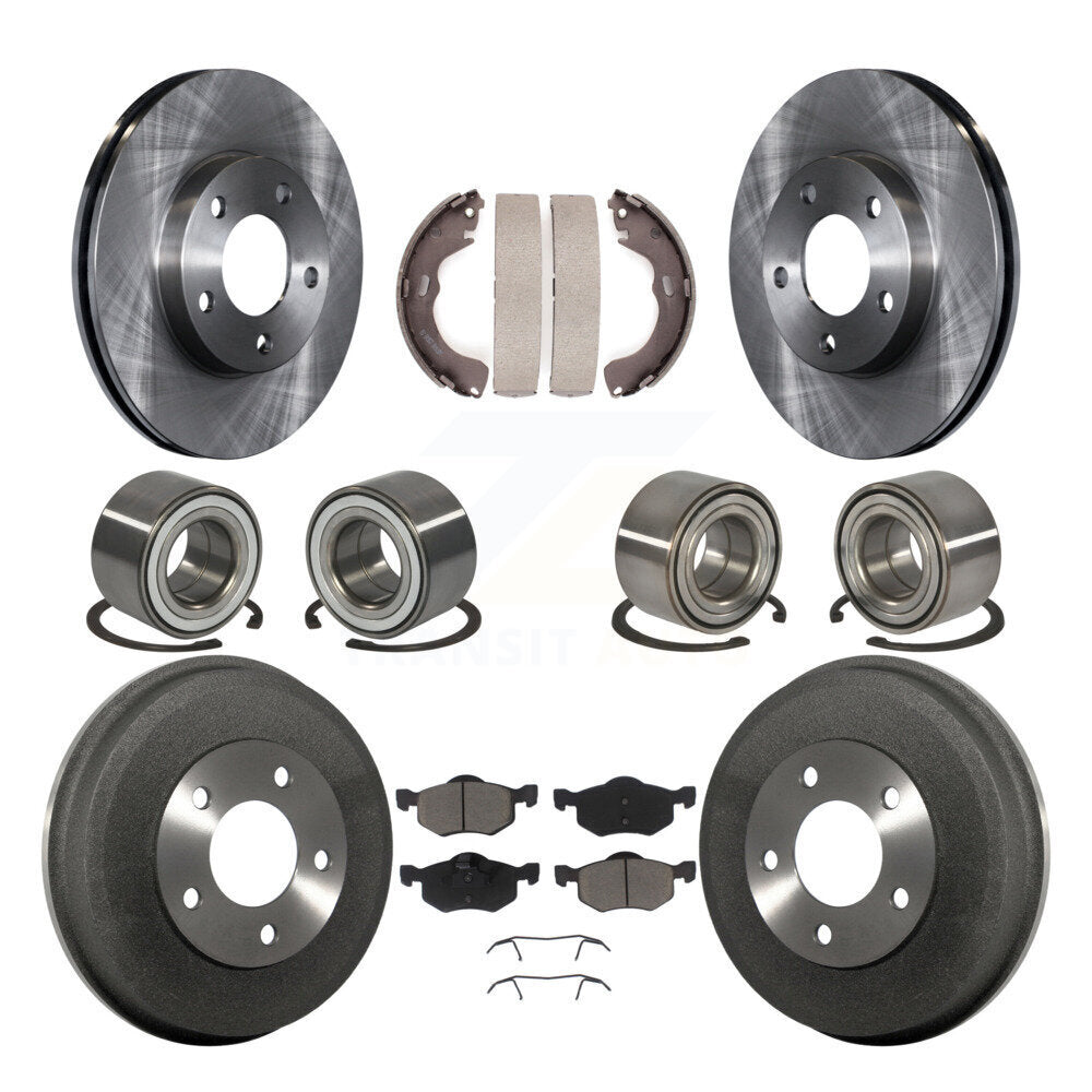 Kit de patins de Rotor de frein, roulement avant et arrière (10 pièces), pour Ford Escape Mazda Tribut