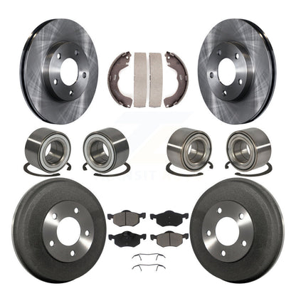 Kit de patins de Rotor de frein, roulement avant et arrière (10 pièces), pour Ford Escape Mazda Tribut