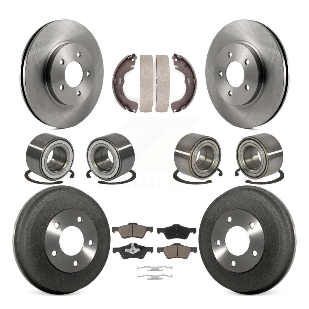 Kit de patins de Rotor de frein, roulement avant et arrière (10 pièces), pour Ford Escape Mazda Tribut