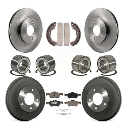 Kit de patins de Rotor de frein, roulement avant et arrière (10 pièces), pour Ford Escape Mazda Tribut