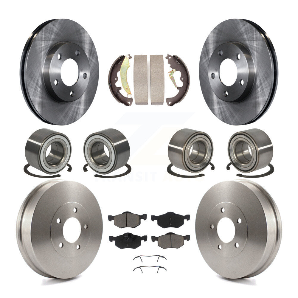 Kit de patins de rotor de frein à roulement avant et arrière (10 pièces) pour Ford Escape Mercur 2007