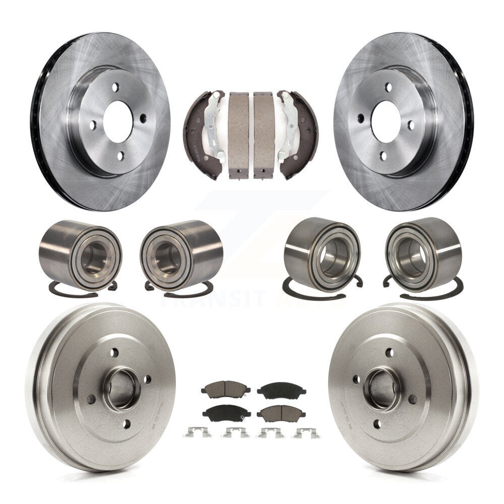 Kit de Rotor de frein et patins de frein avant et arrière (10 pièces), pour Nissan Micra Versa Not