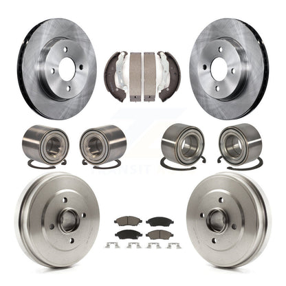 Kit de Rotor de frein et patins de frein avant et arrière (10 pièces), pour Nissan Micra Versa Not