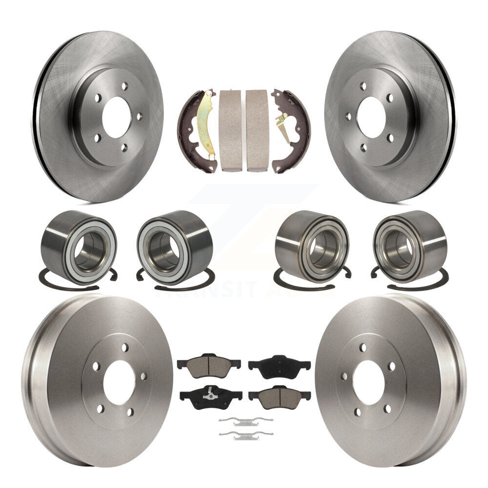 Kit de chaussures de plaquettes de Rotor de frein à disque, roulement avant et arrière (10 pièces) pour Ford Escape Mercur