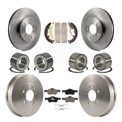 Kit de chaussures de plaquettes de Rotor de frein à disque, roulement avant et arrière (10 pièces) pour Ford Escape Mercur