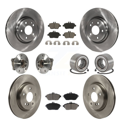 Kit de plaquettes de Rotor de frein à disque, roulement de moyeu avant et arrière (10 pièces) pour Mercedes-Benz GLA25