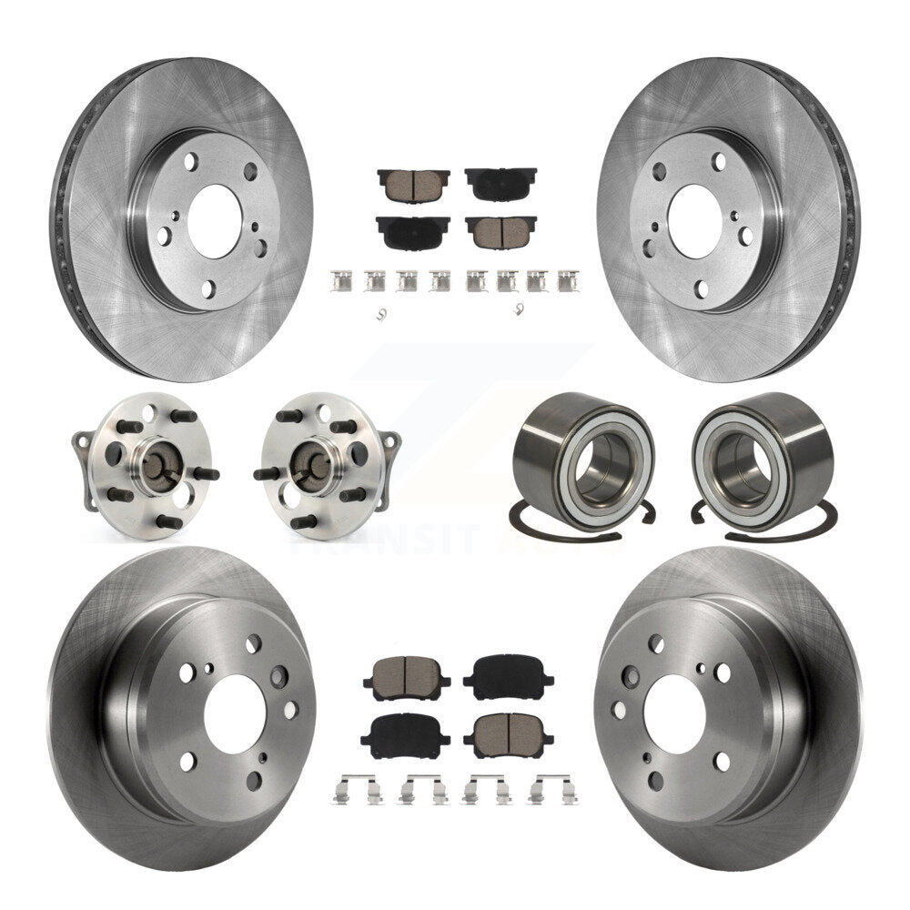 Kit de Rotor et de plaquettes de frein, roulement de moyeu avant et arrière (10 pièces), pour Toyota Camry Lexus ES30