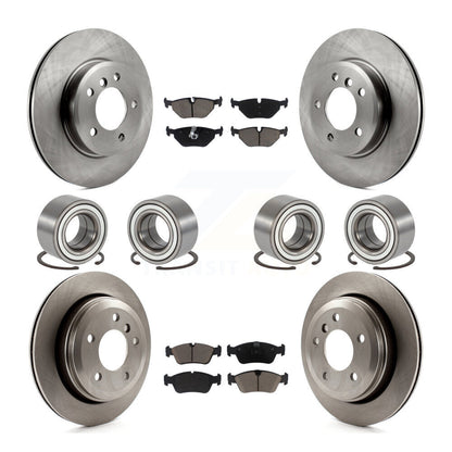 Kit de rotors et plaquettes de frein à disque à roulement avant et arrière (10 pièces) pour BMW 325x 2001-2005