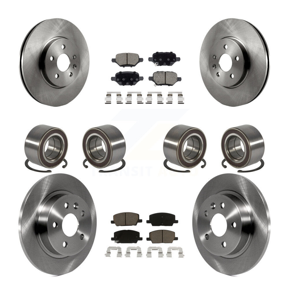 Kit de rotors et plaquettes de frein à roulement avant et arrière (10 pièces) pour Buick Encore Chevrolet Tra