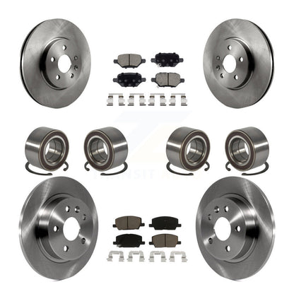 Kit de rotors et plaquettes de frein à roulement avant et arrière (10 pièces) pour Buick Encore Chevrolet Tra