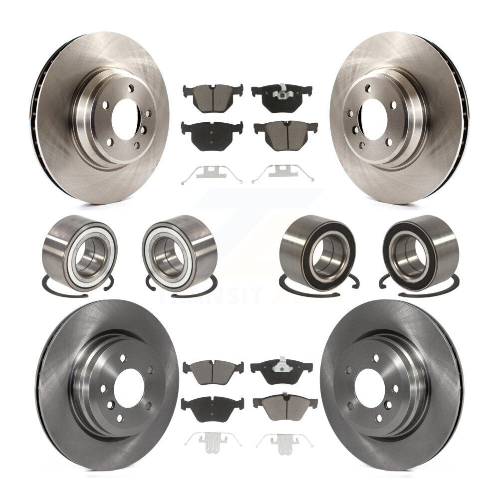 Kit de Rotor et plaquettes de frein à disque, roulement de roue avant et arrière (10 pièces) pour BMW 335x 2007